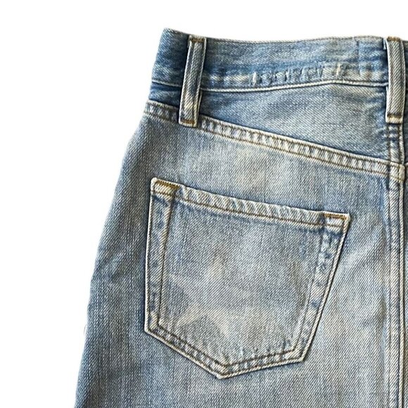 NWT Frame Denim Le Mini Skirt Studded,‎  Size 24, Blue with Silver Studs - Picture 7 of 15